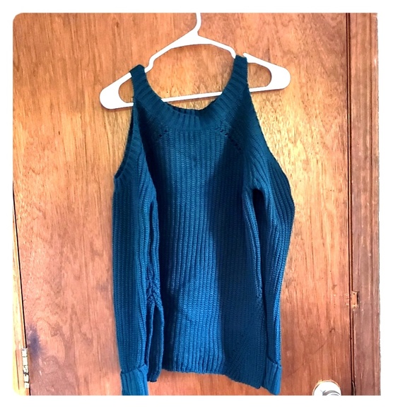 Hippie Rose Sweaters - 2 for $20NWT HippieRose Teal cold shouldersweater